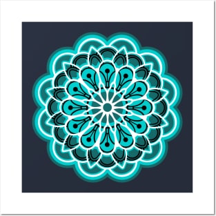 Mandala on T-Shirt Posters and Art